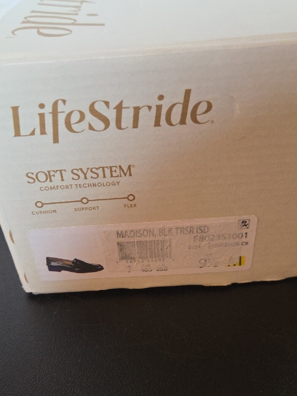 Life Stride Black Patent Leather Loafers - Picture 2 of 8